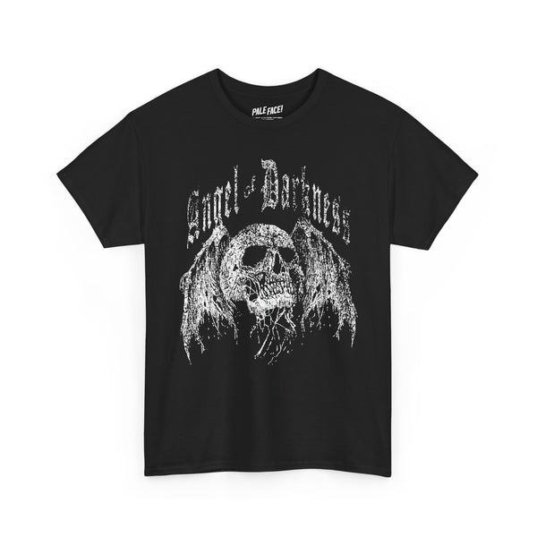 Angel of Darkness Graphic tee,  Goth Metal Head t-shirt, Winged Skull tshirt