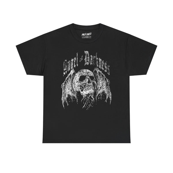 Angel of Darkness Graphic tee,  Goth Metal Head t-shirt, Winged Skull tshirt