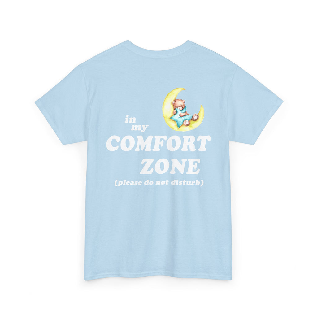 Sleepy Bear Graphic tee, Comfort Zone t-shirt, Cuddly Streetwear tee
