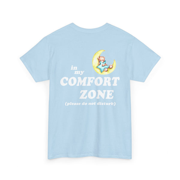 Sleepy Bear Graphic tee, Comfort Zone t-shirt, Cuddly Streetwear tee