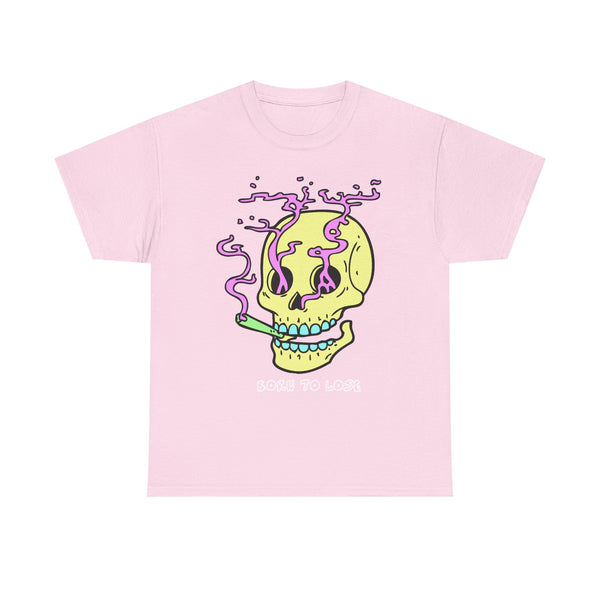 Smoking Skull Graphic tee, Born To Lose t-shirt