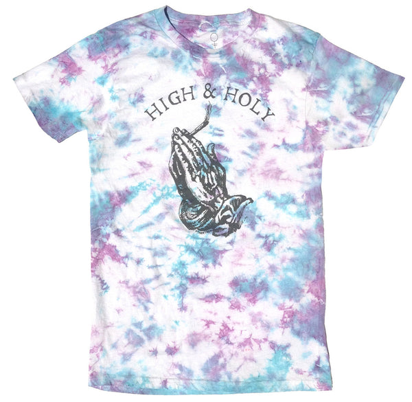 High & Holy Tie Dye Crew Neck Tee